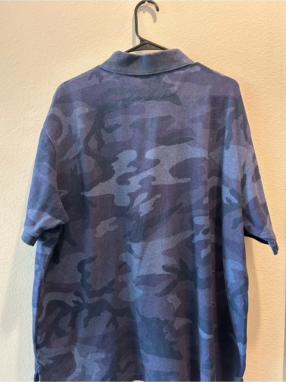 Polo by Ralph Lauren Navy Blue Camouflage Polo Shirt Size 2XB/2TB W/FLAWS